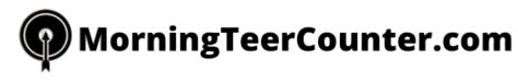 mornig teer|morning teer counter.